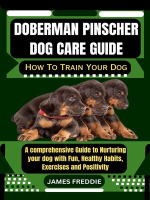 cover image of Doberman Pinscher Dog care guide